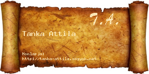 Tanka Attila névjegykártya